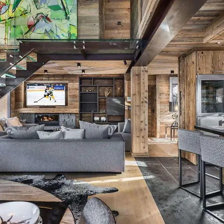 De Luxe Avec Jacuzzi, Salle Cinema Et Piscine Au Centre De - Fr-1-569-10 Chalet Megeve